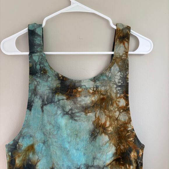 The Pyramid Collection Tie Dyed Overalls Cotton Boho Hippie Festival Artsy Sz S - Picture 10 of 11